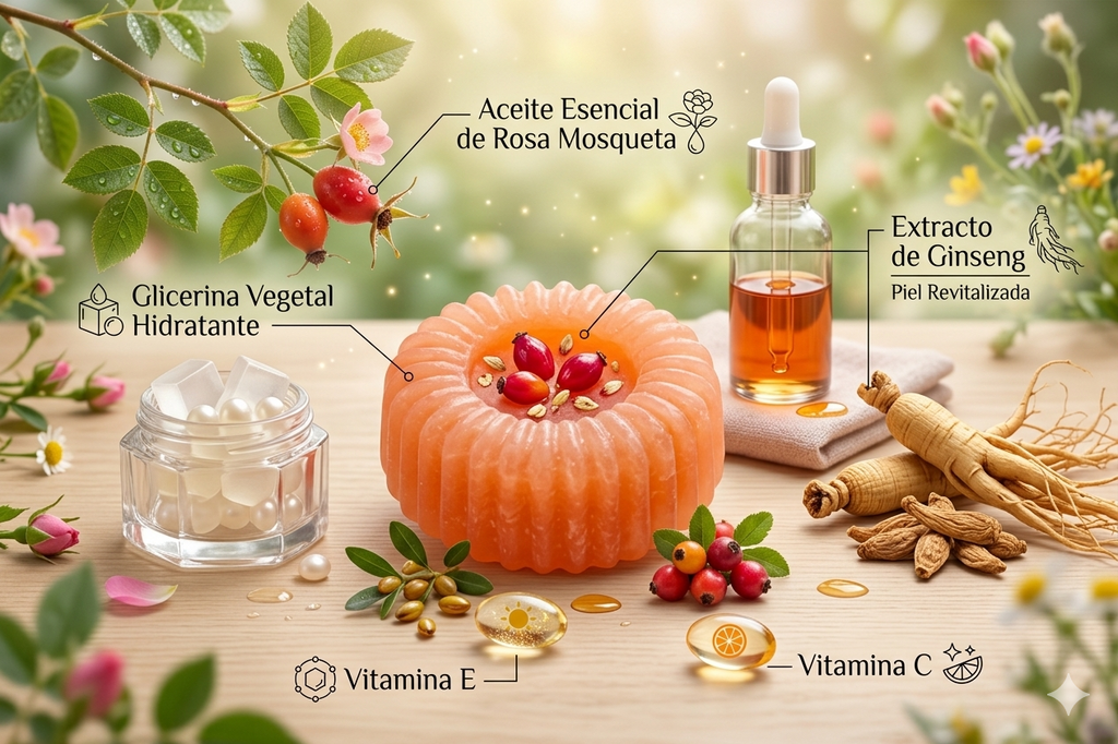 Jabón de Rosa Mosqueta 85 grs